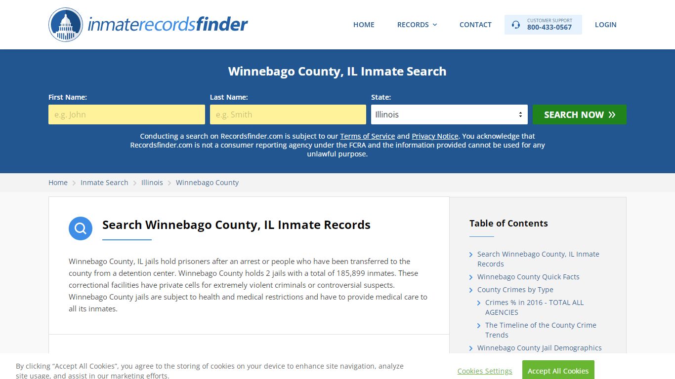 Winnebago County, IL Inmate Lookup & Jail Records Online